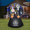 5.5' Gemmy Airblown Inflatable Nightmare Before Christmas Jack and Sally Halloween Globe 224300